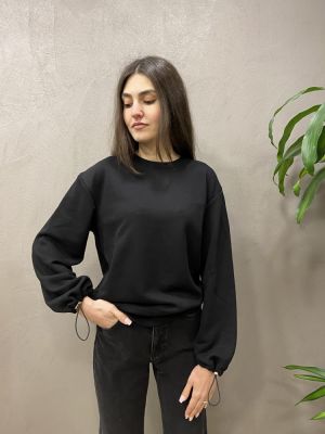 Μπλούζα φούτερ μαύρο NA-KD