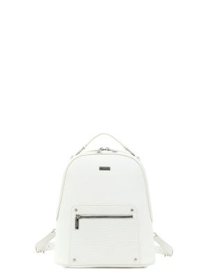 Τσάντα πλάτης άσπρη DOCA 20293
