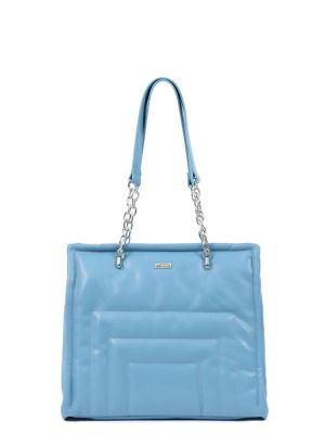 Τσάντα ώμου γαλάζια DOCA 20517