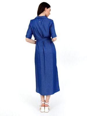 Φόρεμα μπλε DOCA 40390