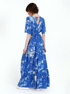 Φόρεμα μπλε DOCA 40408