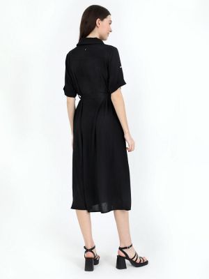 Φόρεμα μαύρο DOCA 40409