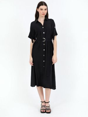 Φόρεμα μαύρο DOCA 40409