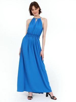 Φόρεμα μπλε DOCA 40508
