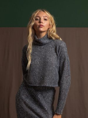 Abeque knitted top grey THE JERKINS