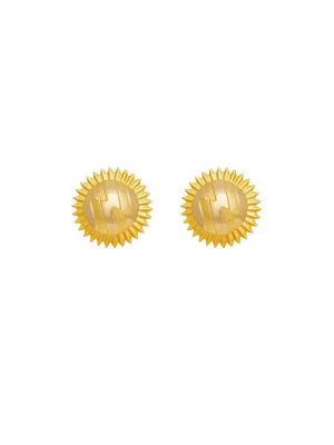 Aelia gold earrings 24k gold plated KALEIDO