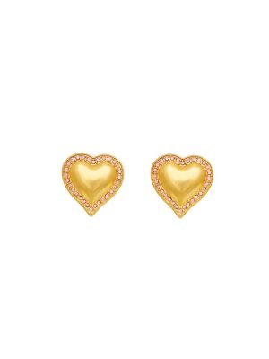 Allegra gold pink clips 24k gold plated KALEIDO