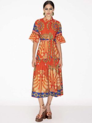 Anther bell sleeve dress PEACE & CHAOS