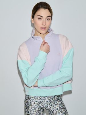 Cole zipped lilac sweatshirt PCP CLOTHING