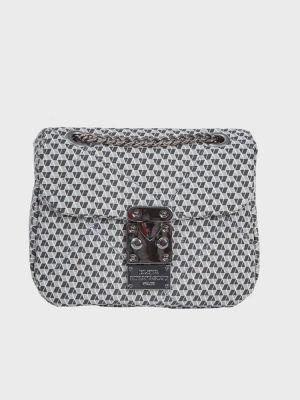 Cube mini bag black nickel ELENA ATHANASIOU