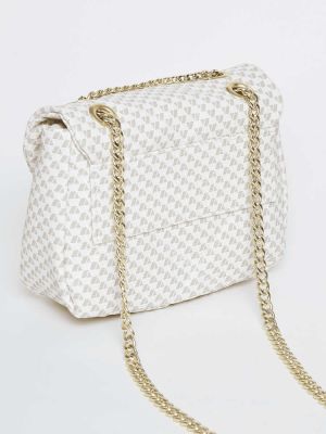 Cube mini bag cream gold ELENA ATHANASIOU