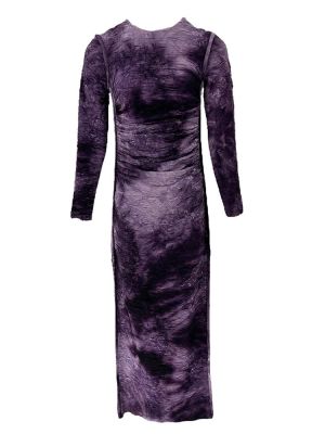 Dress purple DF23-208 MILKWHITE