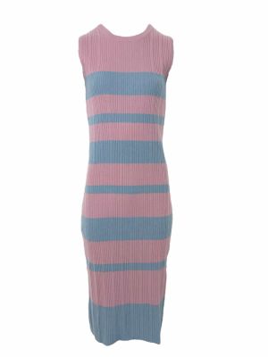 Dress stripes pink ciel S4TSDL0061 COMBOS KNITWEAR