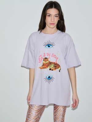 Graphic embroidery eye of the tiger t-shirt PCP CLOTHING