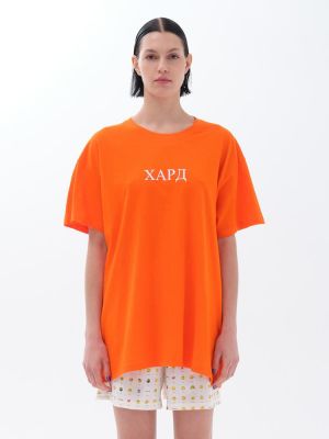 Classic t-shirt orange HARD CLOTHING