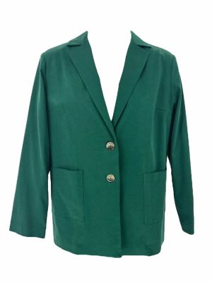 Jacket with pockets green SS24.W01.31.00 CKONTOVA