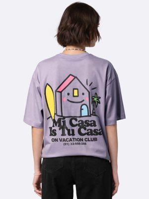 Mi casa light purple t-shirt ON VACATION