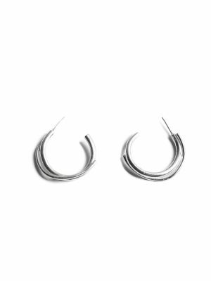 Σκουλαρίκια Double wire earrings ασήμι 925 NASILIA