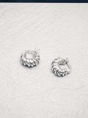 Spiral earrings ασήμι 925 NASILIA