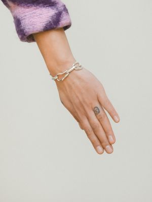 Pearl bracelet ασήμι 925 NASILIA