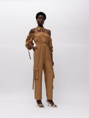 Norma jumpsuit camel MALLORY