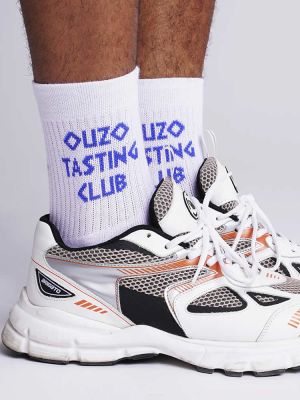 Ouzo tasting white socks ON VACATION