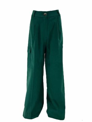 Pants with pockets green SS24.W02.31.01CKONTOVA