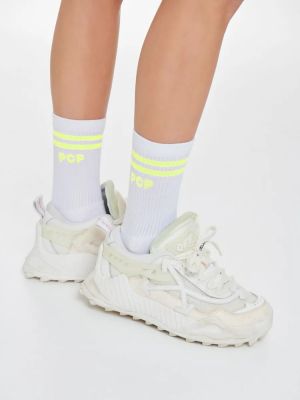 Stripes fluo yellow socks PCP CLOTHING