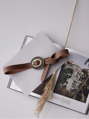 Perfect day taba bronze belt INDIVIDUAL ART LEATHER