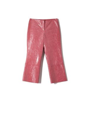 Pants faux leather blush PF23-103 MILKWHITE
