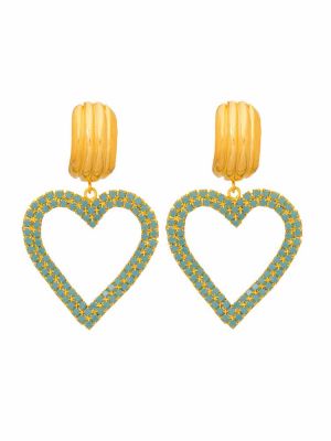 Phaidra gold earrings 24k gold plated KALEIDO