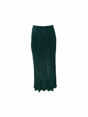 Pleated lurex skirt green FW23.W73.31.00 CKONTOVA