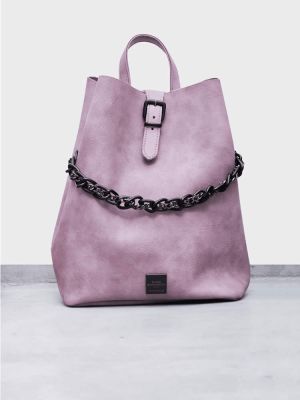 Retro chain backpack dusty pink ELENA ATHANASIOU