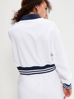 Community club crocetta cropped sweatshirt white ELLESSE