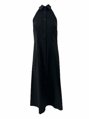 Shirt dress black SS24.W33.00.01 CKONTOVA