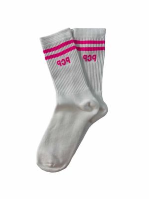 Stripes fluo pink socks PCP CLOTHING