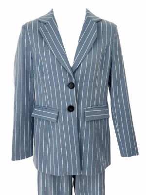 Stripe jacket blue SS24.W17.06.01 CKONTOVA
