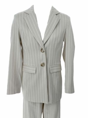 Stripe jacket vanilla SS24.W17.03.01 CKONTOVA