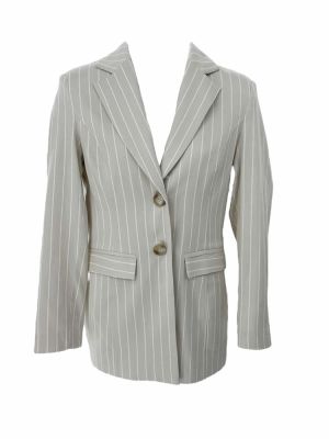 Stripe jacket vanilla SS24.W17.03.01 CKONTOVA