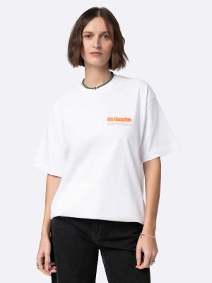 Sunshine white t-shirt ON VACATION