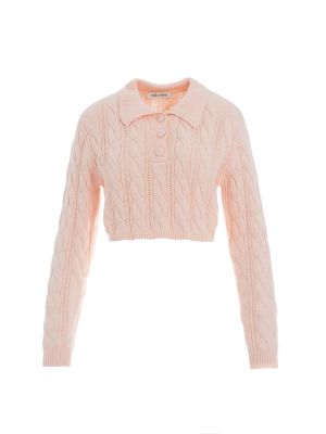 Crop pullover pink TS23-138 MILKWHITE