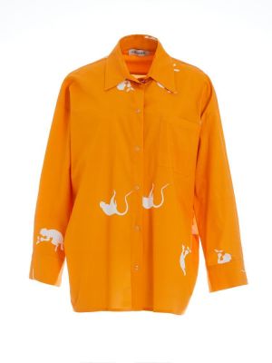 Shirt monkeys orange TS23-502 MILKWHITE