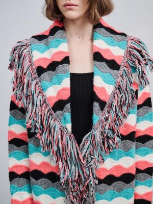 Cardigan with fringes W4PLCL0030 COMBOS KNITWEAR