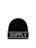 Supply Co Elmer logo black beanie HERSCHEL