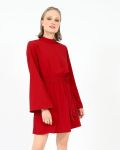 Φόρεμα μίνι κόκκινο DOCA 39821