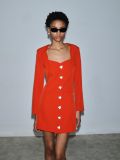 Andria red suit dress MIX & MATCH
