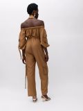 Norma jumpsuit camel MALLORY