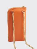 Phone case wallet orange gold ELENA ATHANASIOU