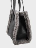 Τσάντα ώμου Shopper Bag Black Grey ELENA ATHANASIOU
