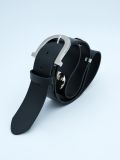 Tiffany black leather belt SALT & PEPPER 